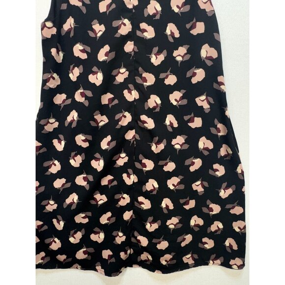 Lulus Womens Floral Shift Dress Size S Black Sleeveless V-Neck Summer Mini Chic - Picture 12 of 13